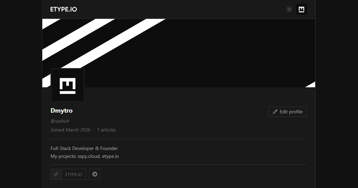 ETYPE - Write and publish instantly - Screenshot 3 showing product features and functionality