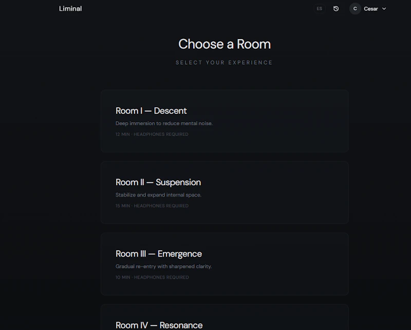 Liminal screenshot 2