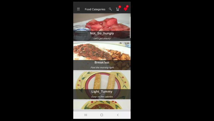 وسائط قائمة مطعم AR 4