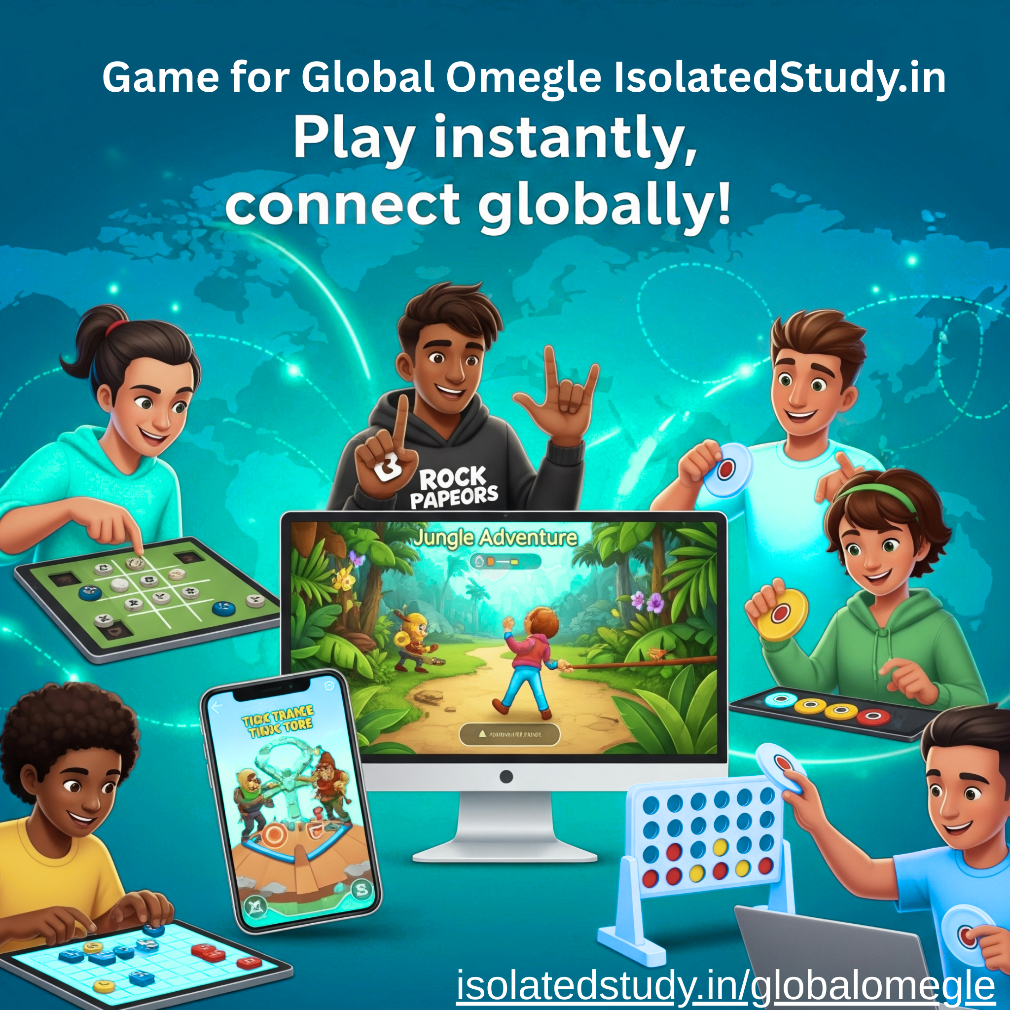 İzoleStudy tarafından Global Omegle Games medya 2