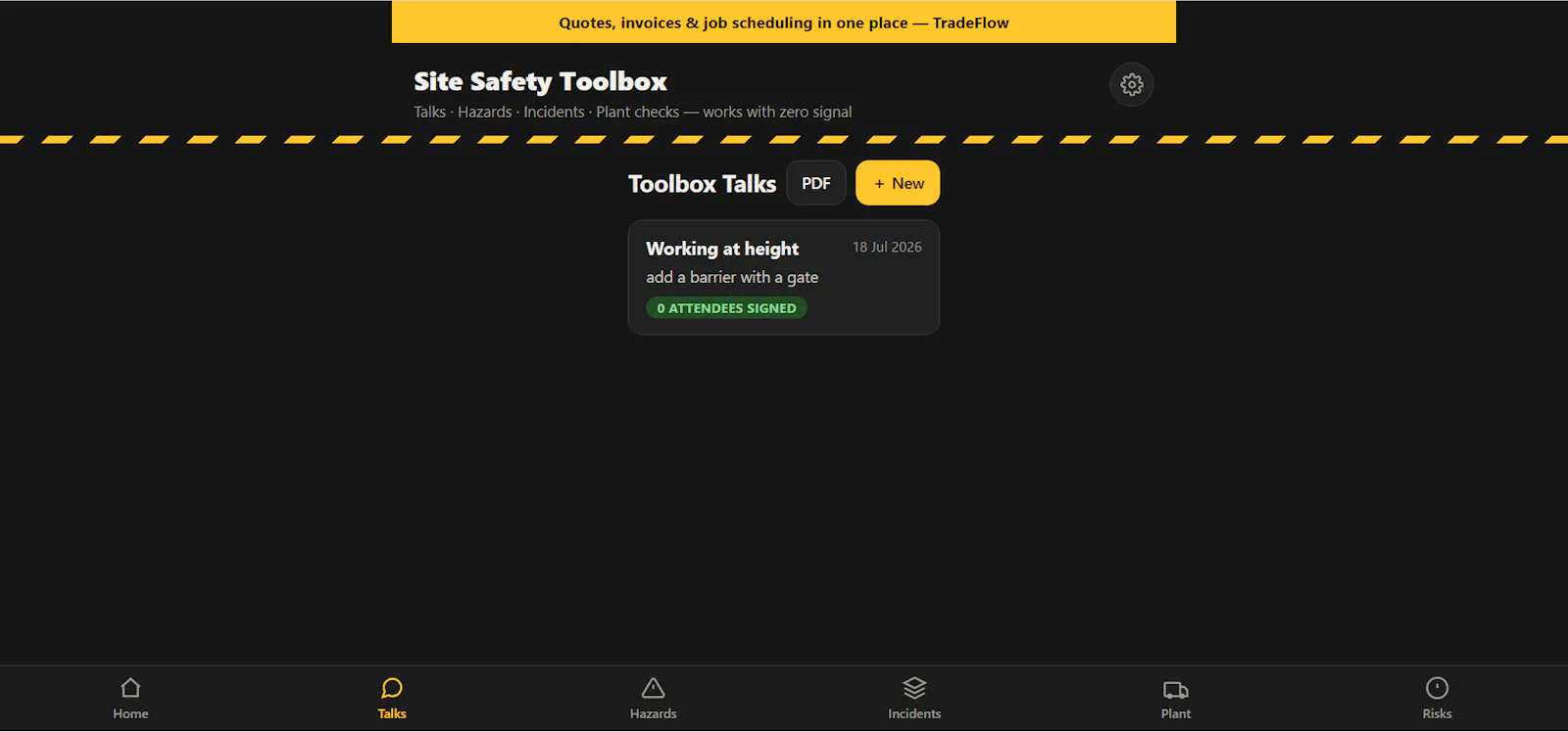 Workplace Safety App Site Safety Toolbox screenshot 4