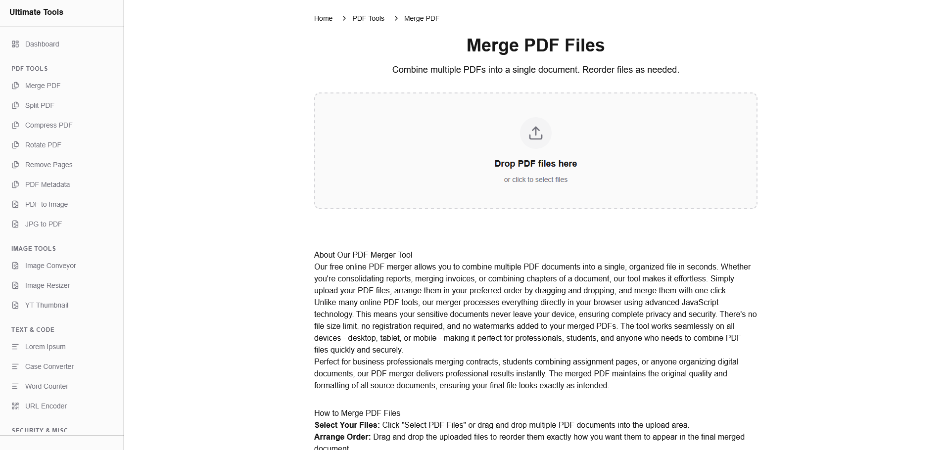 UltimateTools - Main product screenshot demonstrating key features and user interface