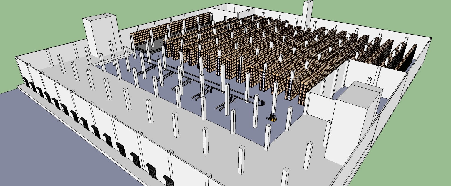 WarehouseBlueprint - 스케치 업 확장자 3D 창고 레이아웃을 쉽게 만들 수 있습니다 미디어 4
