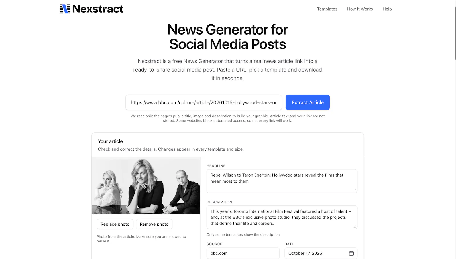 Nexstract screenshot 2