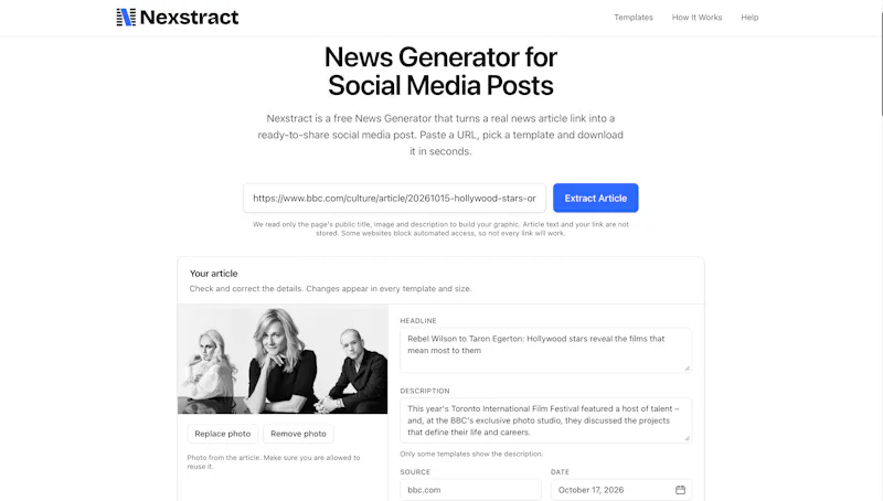 Nexstract screenshot 2