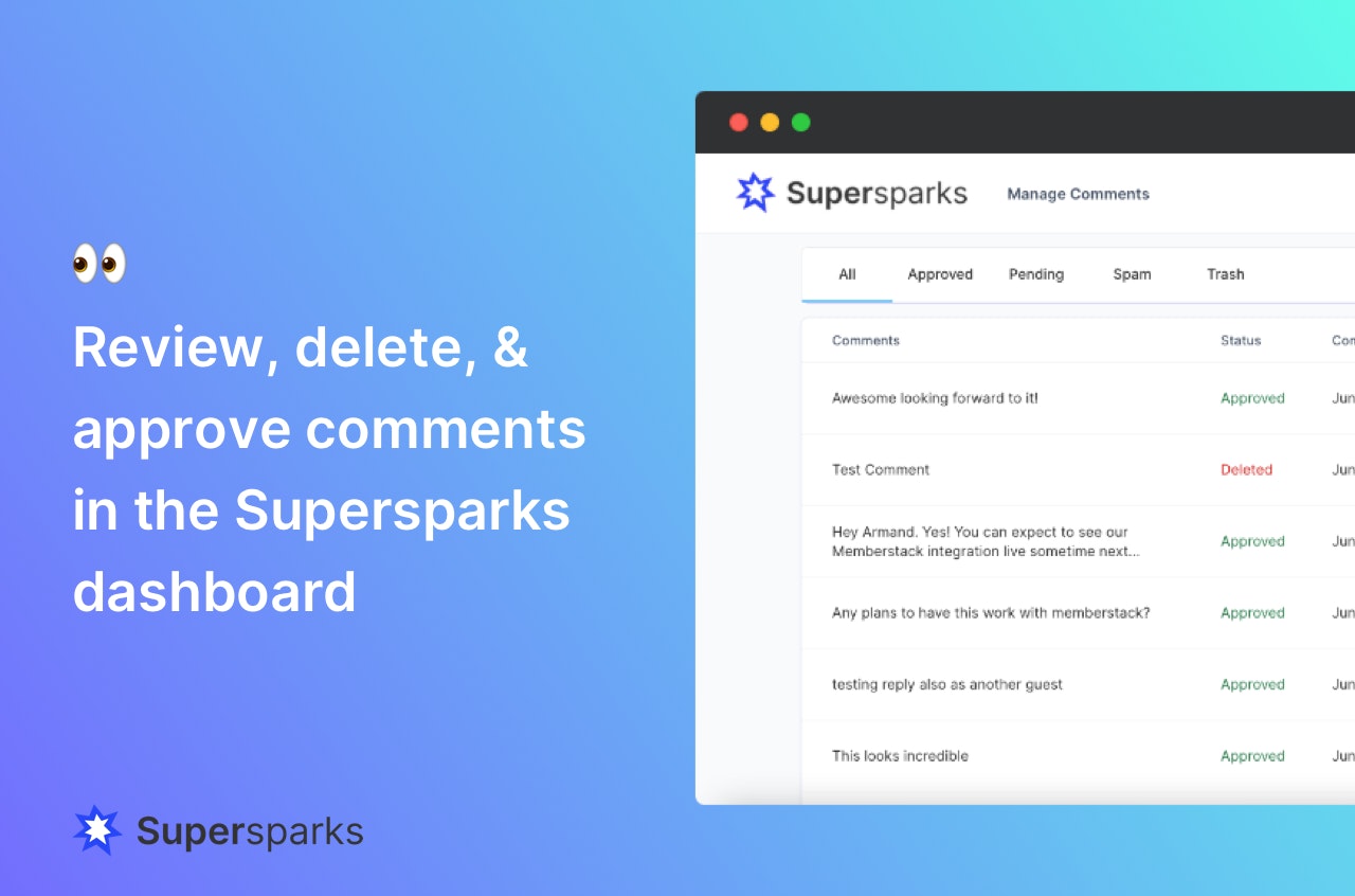 SupersParks: Webflow -Kommentar -Abschnitt App Medien 7
