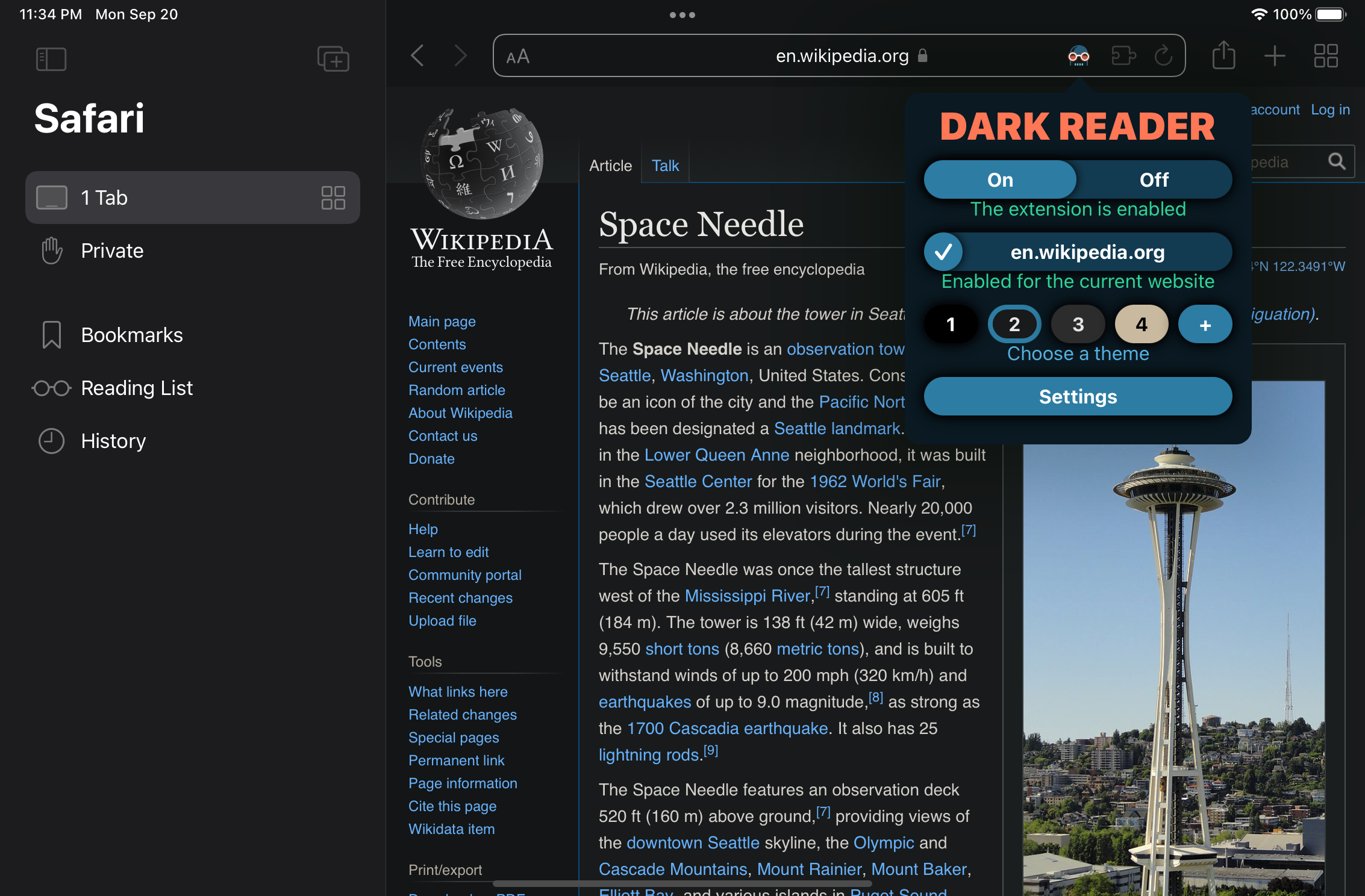 Dark Reader for iOS gallery image