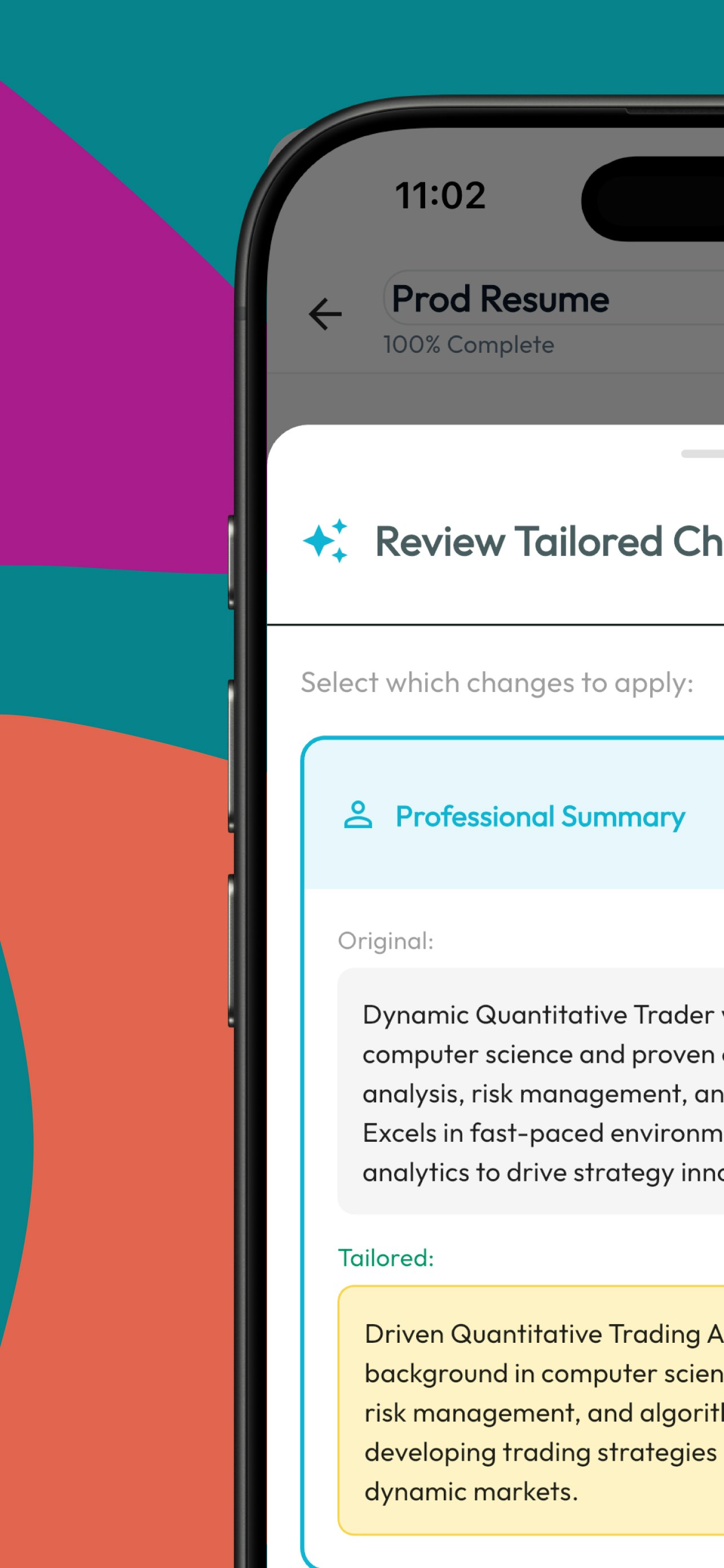 MakeResume - Screenshot 4 showing product features and functionality