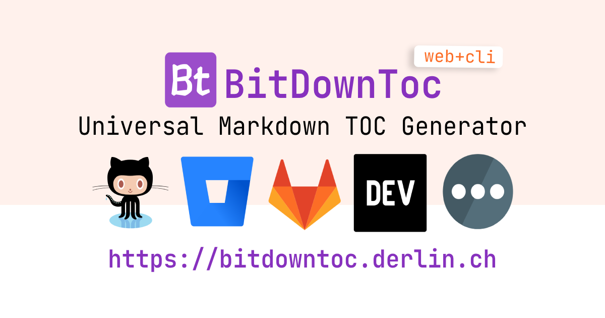 Media Bitddowntoc - Markdown TOC yang mudah - idempotent, universal, boleh dipercayai. 1