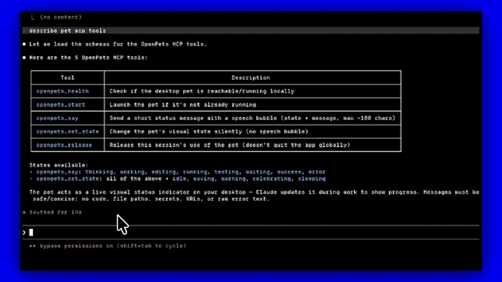 OpenPets screenshot 2