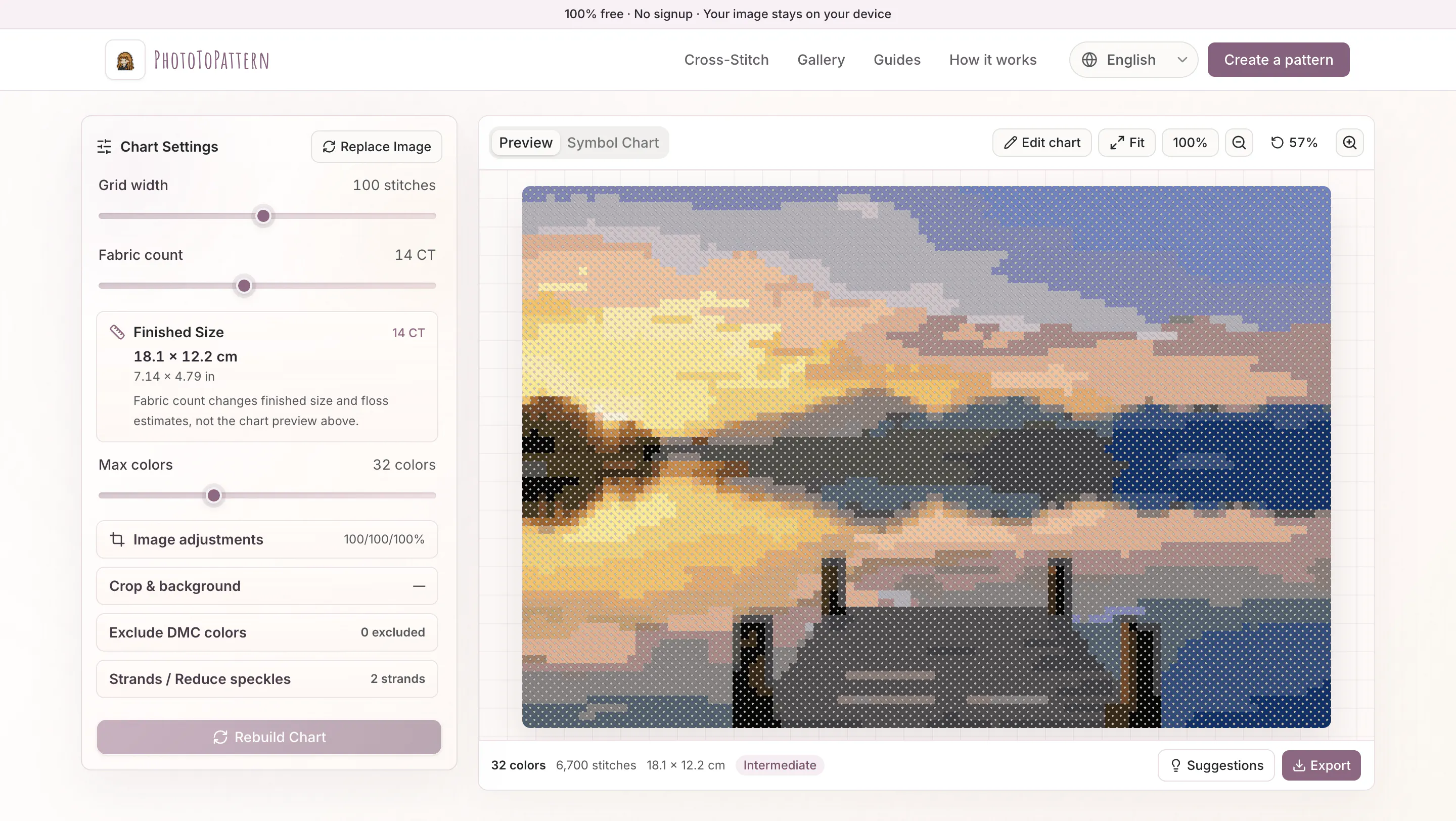 PhotoToPattern gallery image