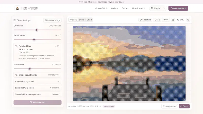 PhotoToPattern screenshot 4