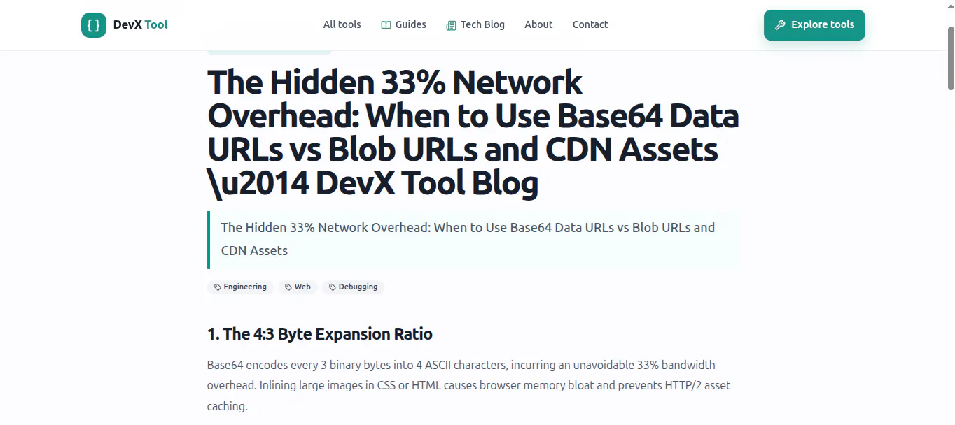 DevX Tool — Free Online Developer Suite gallery image