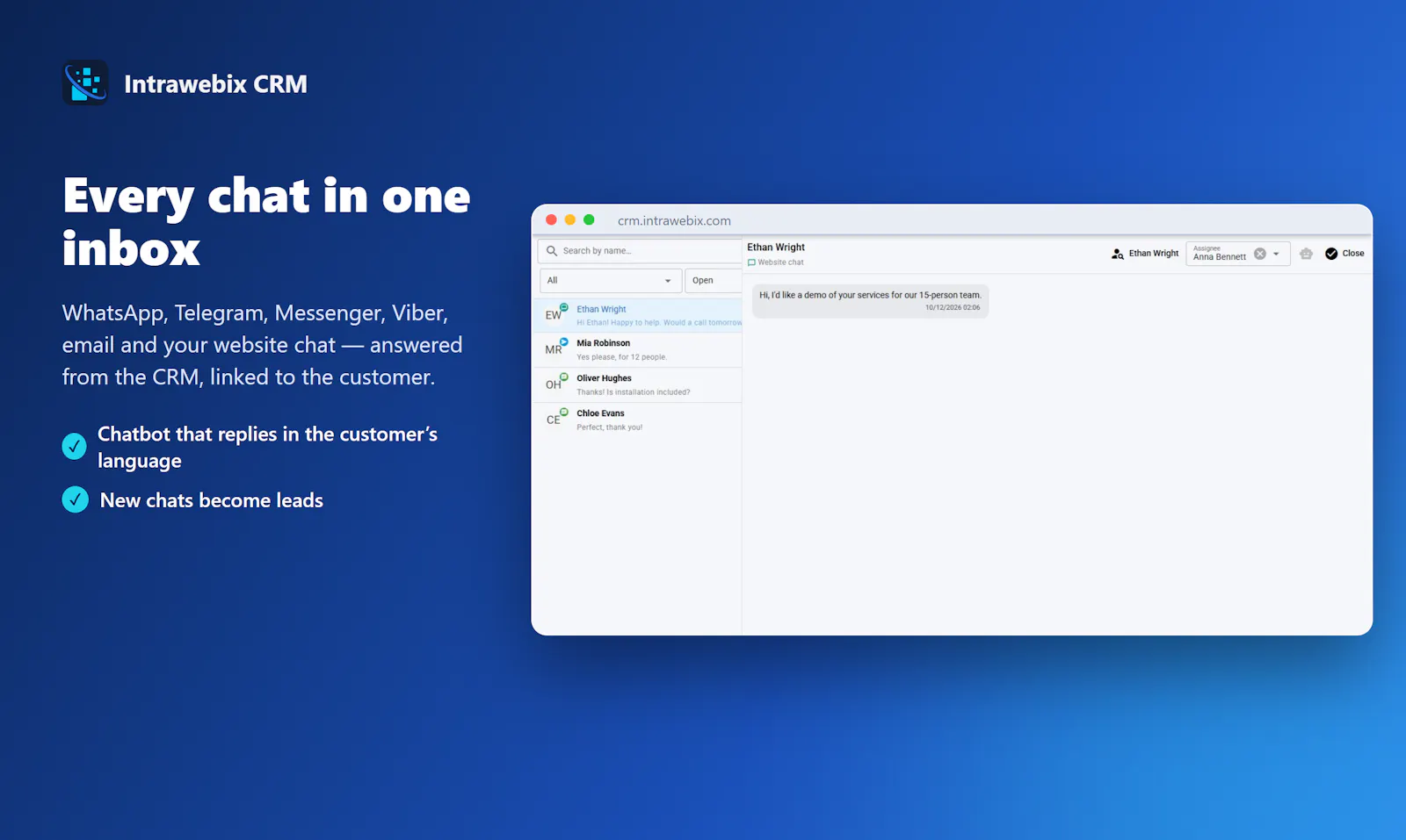 Intrawebix CRM screenshot 3