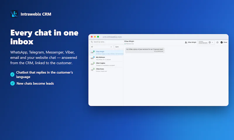Intrawebix CRM screenshot 3