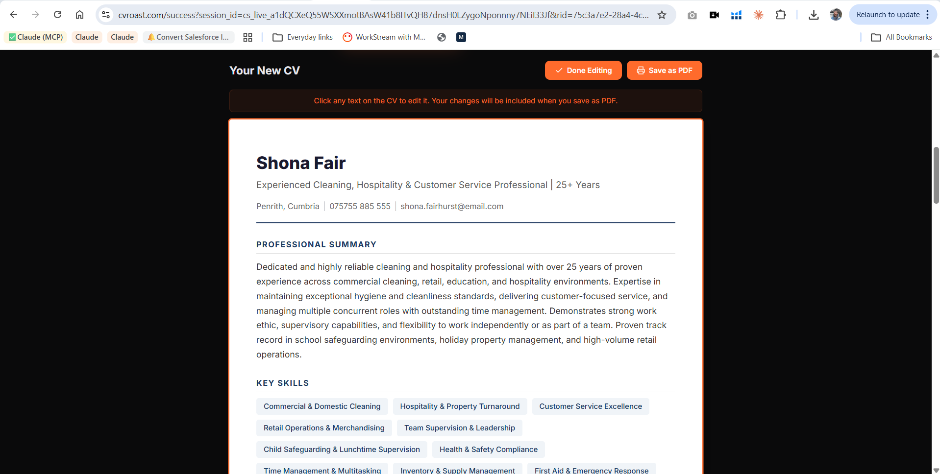 CV Roast gallery image