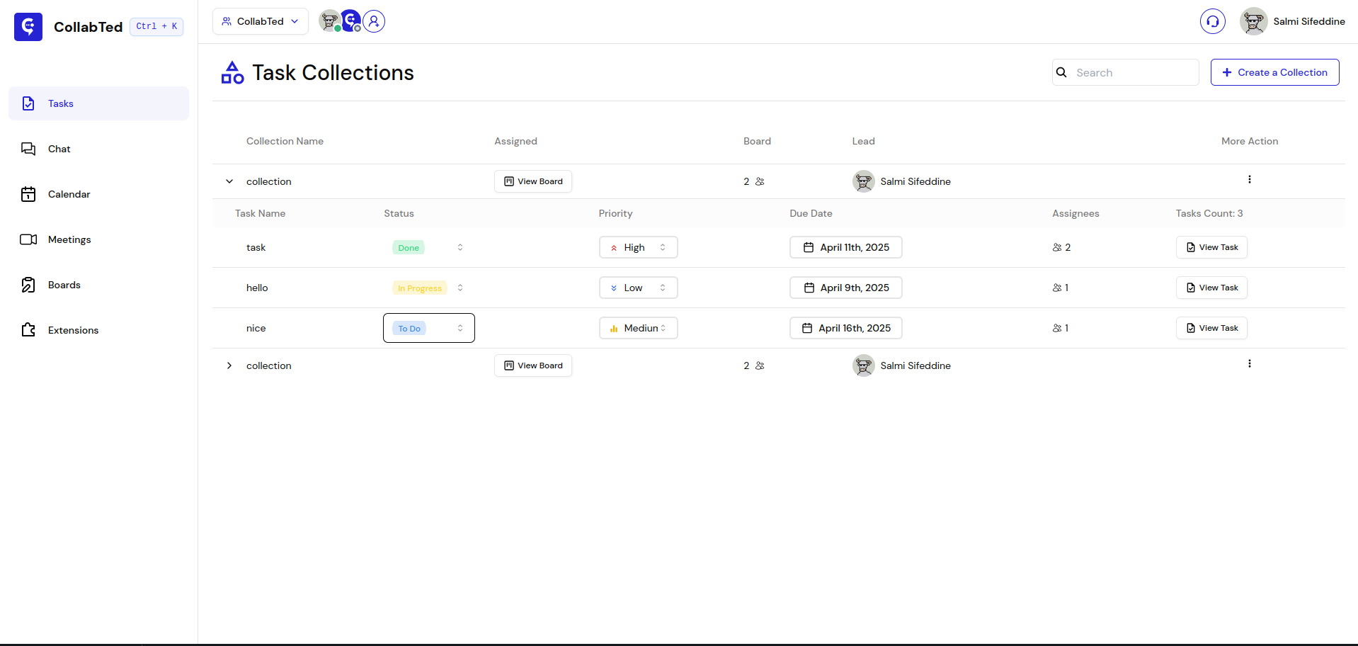 Colaborada - Plataforma minimalista de colaboración y gestión de equipos. media 1