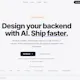 Design production-ready database with AI