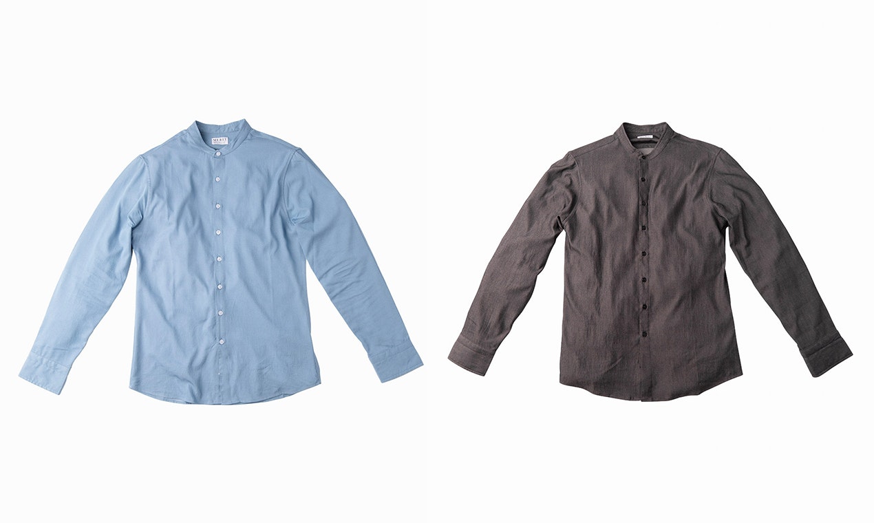 Banded Collar Shirt v2.0 by Merit gallery image