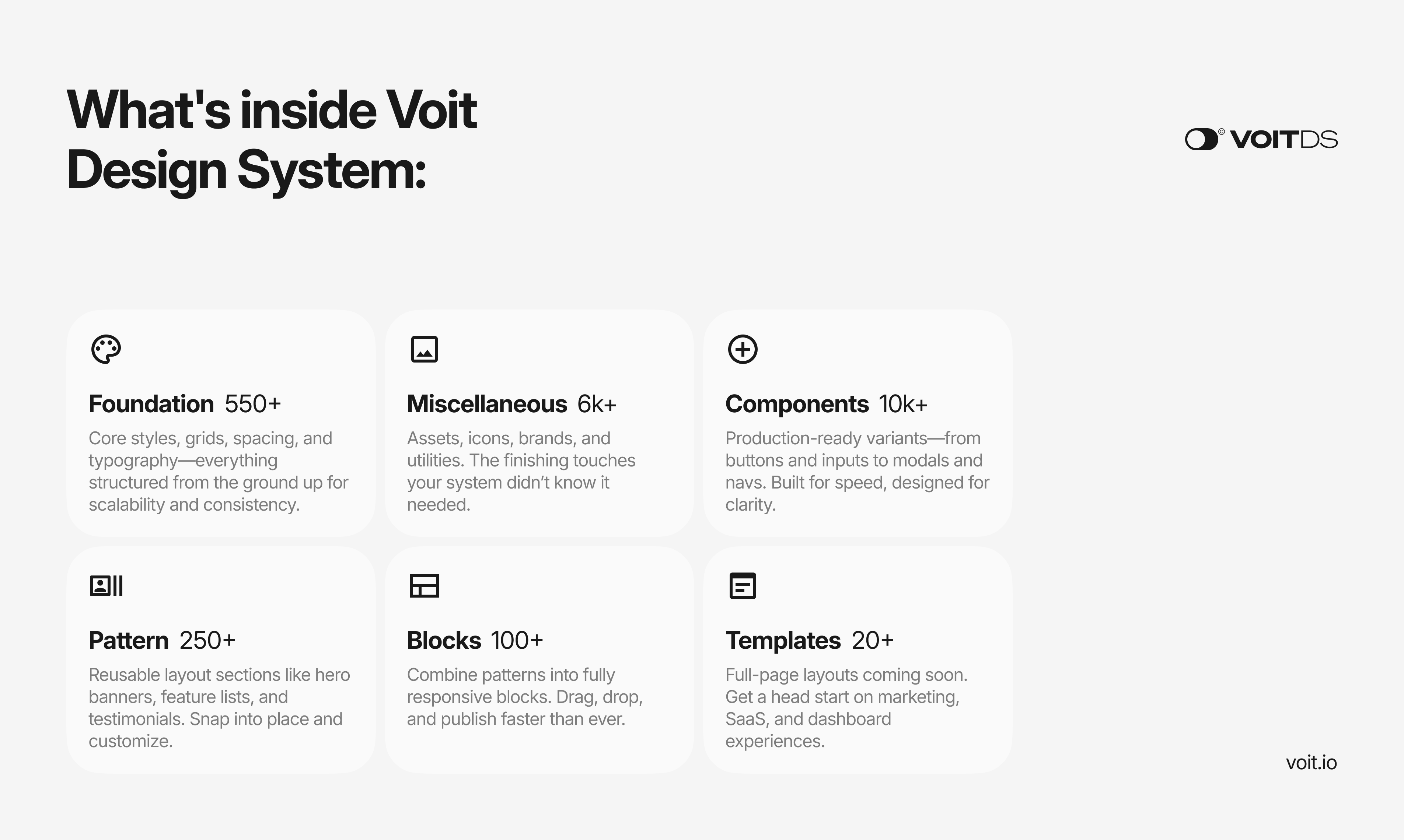 VOIT Design System gallery image