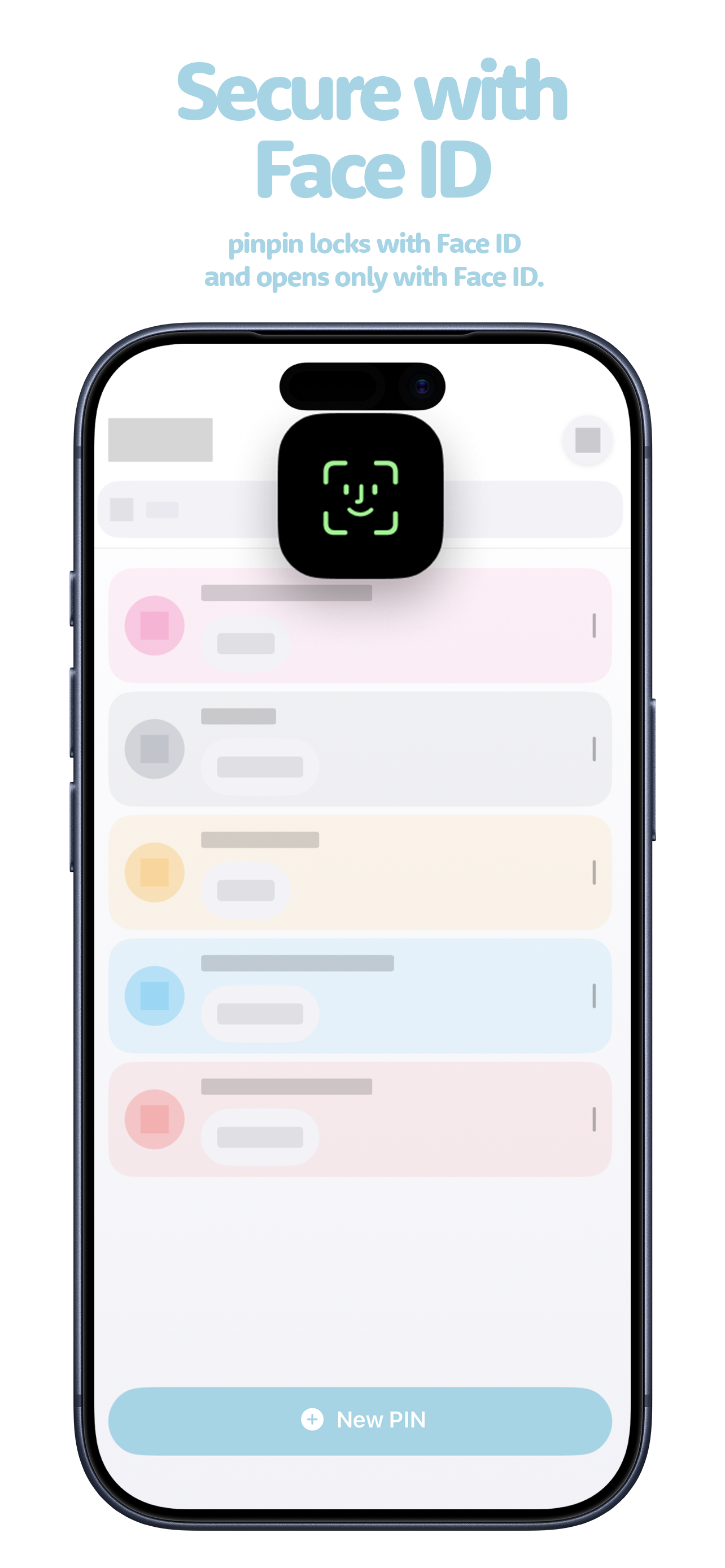 pinpin - simple PIN manager - Screenshot 2 showing product features and functionality