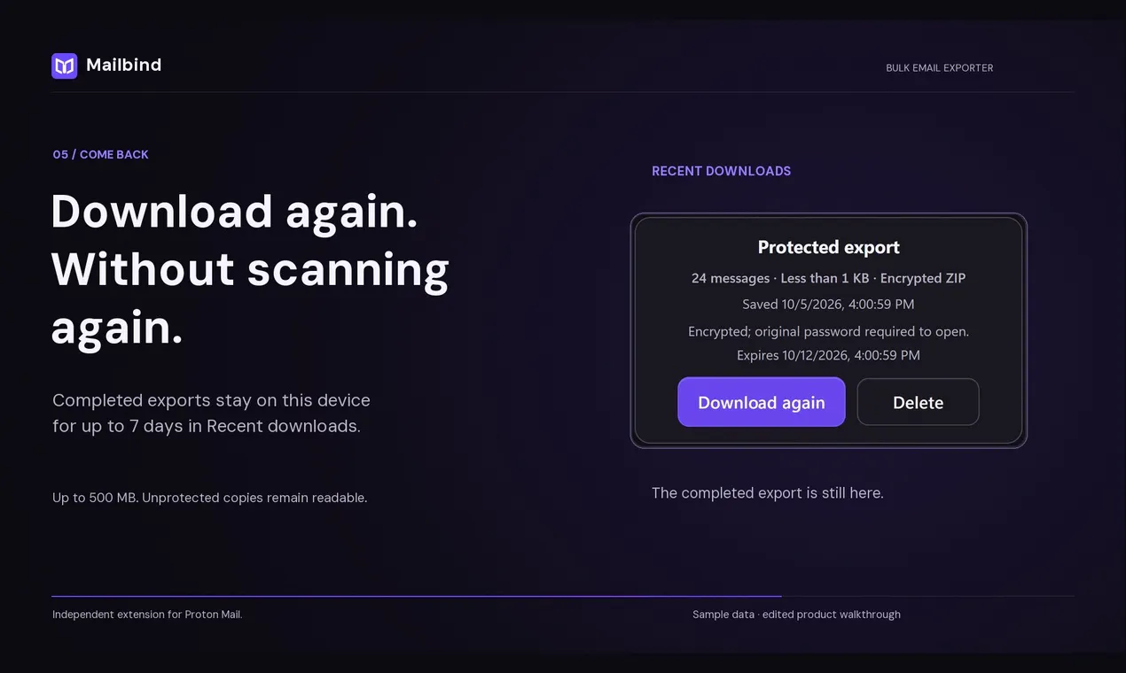Mailbind gallery image