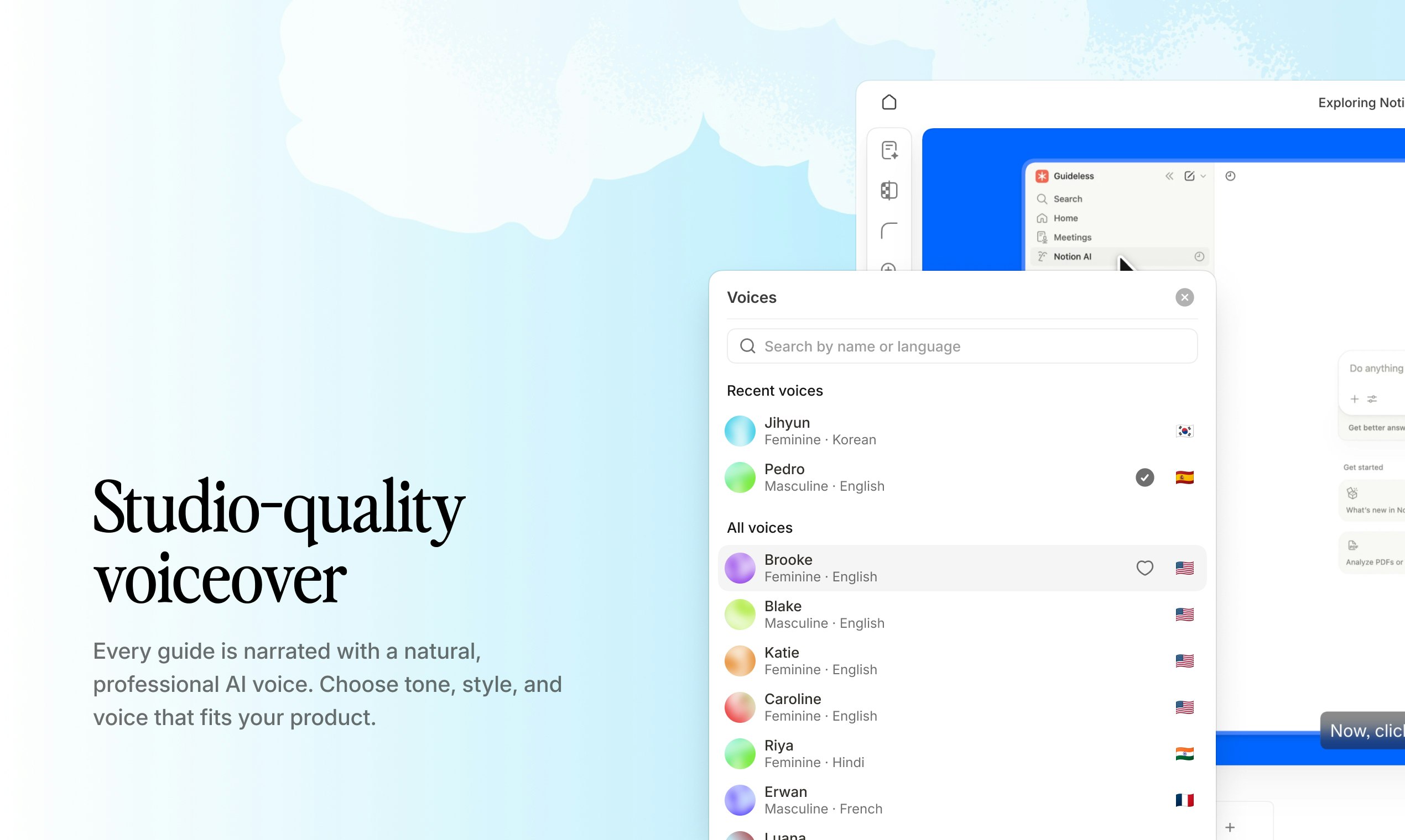 Guideless - Screenshot 3 showing product features and functionality