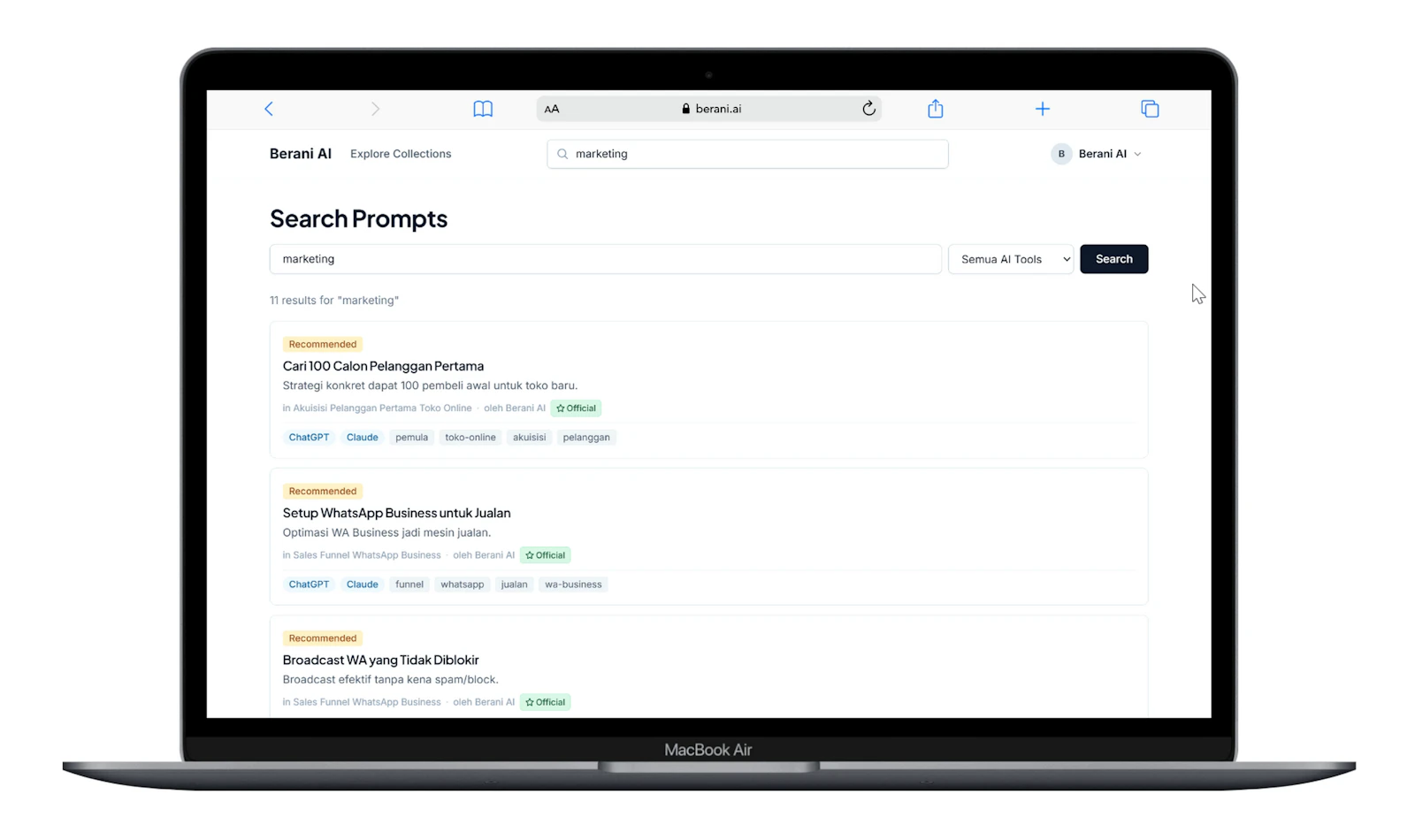 Berani AI screenshot 5