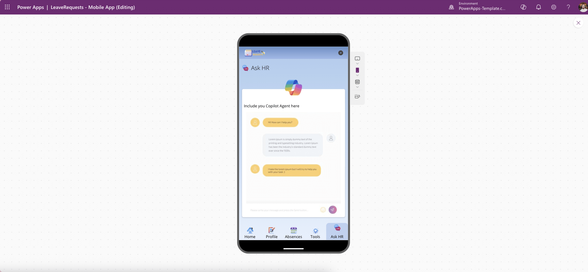 Power Apps templates gallery image