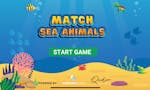 Match Sea Animals Kids Puzzle image