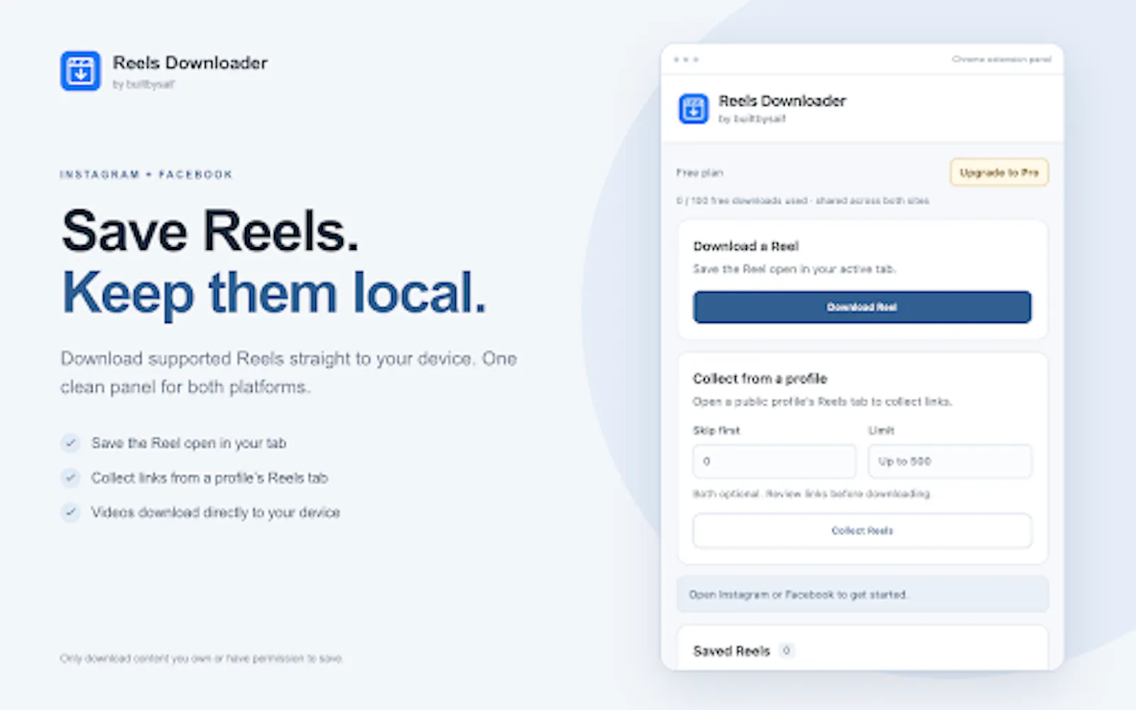 Reels Downloader screenshot 1