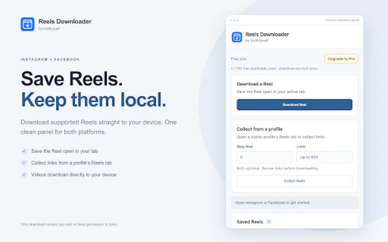 Reels Downloader screenshot 1
