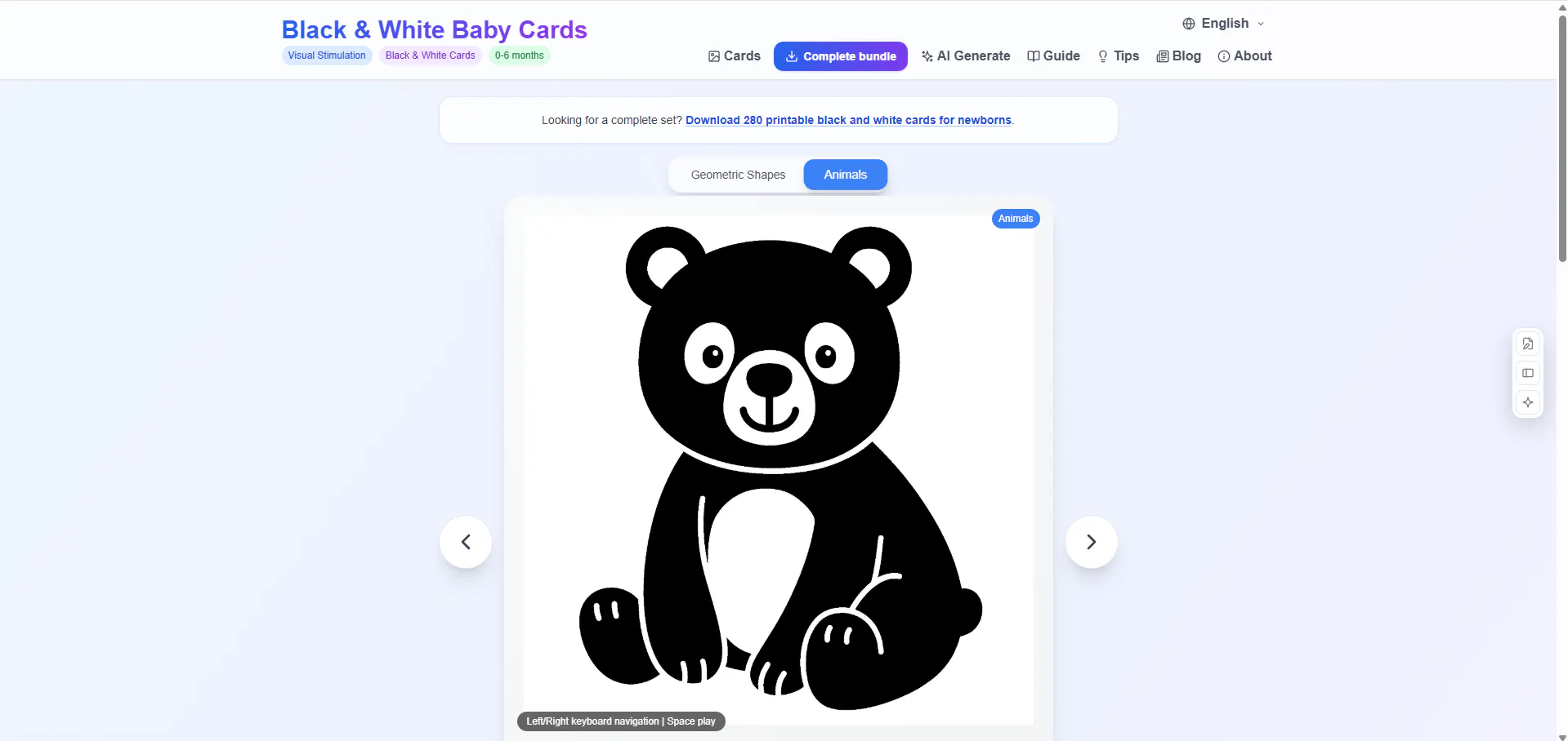 Black & White Baby Cards gallery image