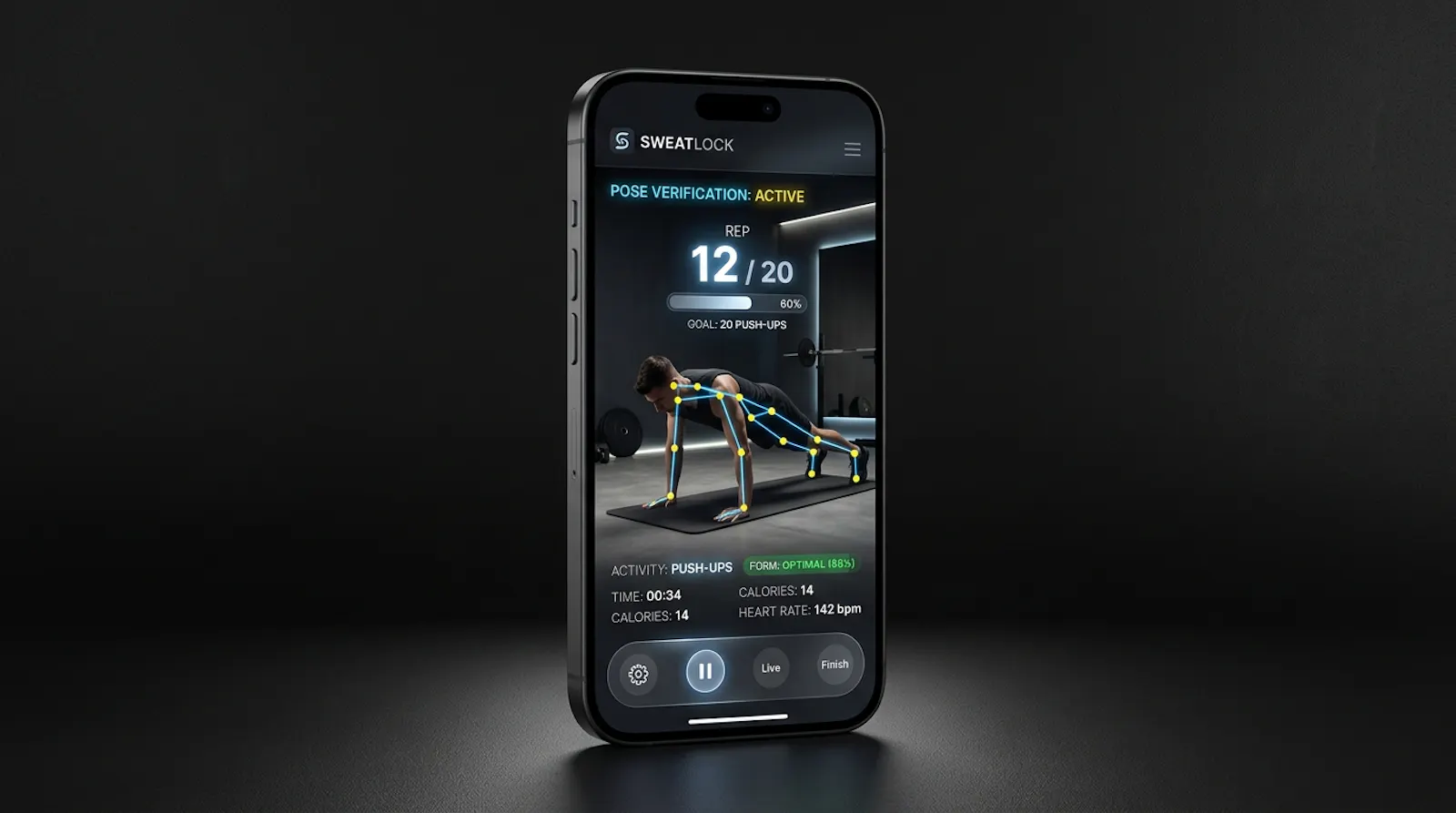 SweatLock screenshot 3