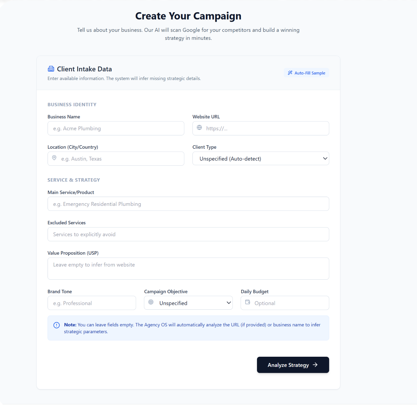3clicads: Pro Google Ads in 60s - Screenshot 2 showing product features and functionality