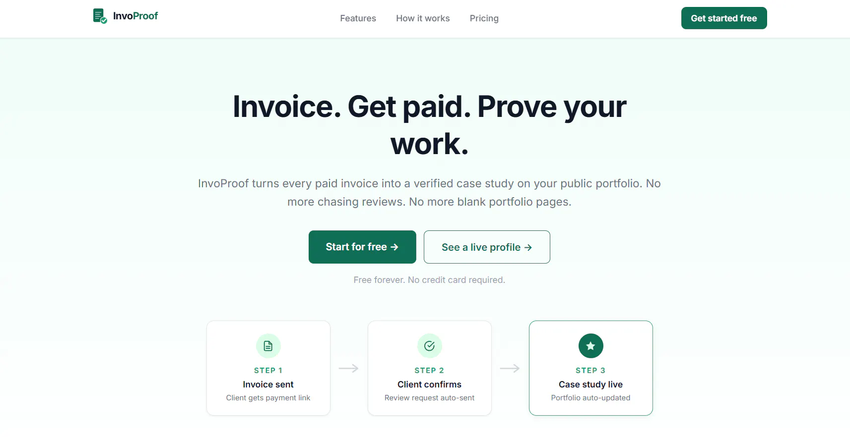 InvoProof screenshot 1