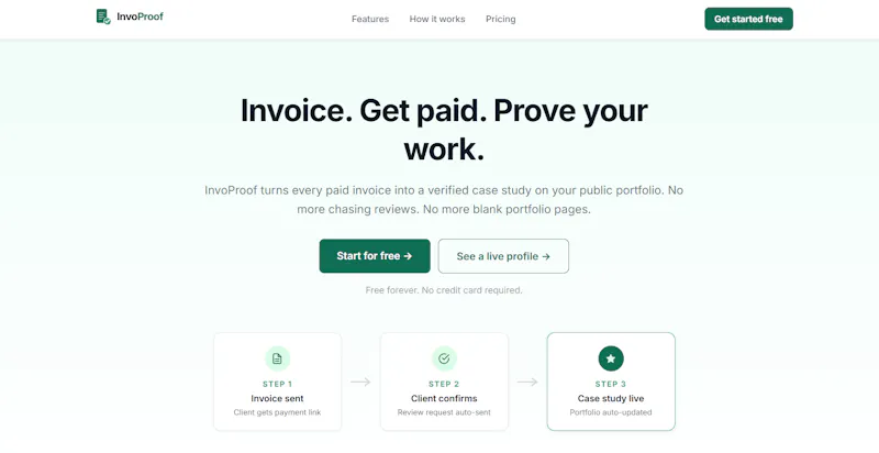 InvoProof screenshot 1
