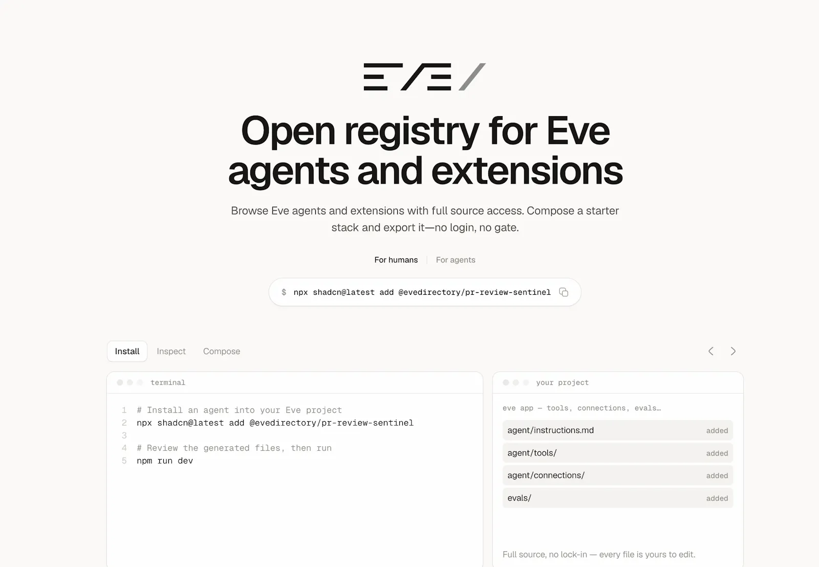 Eve Directory screenshot 2