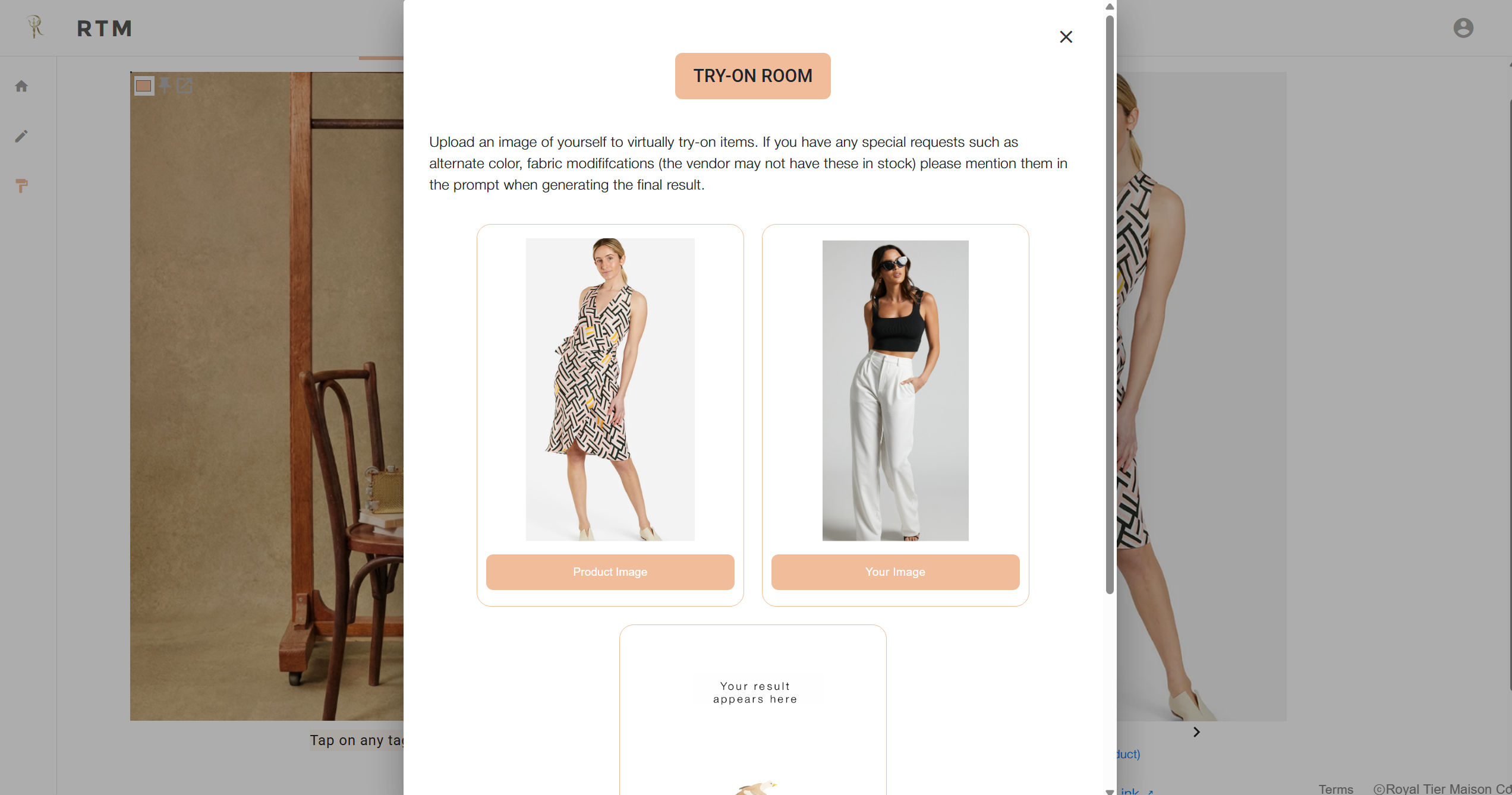 Royal Tier Merchant - Screenshot 3 showing product features and functionality