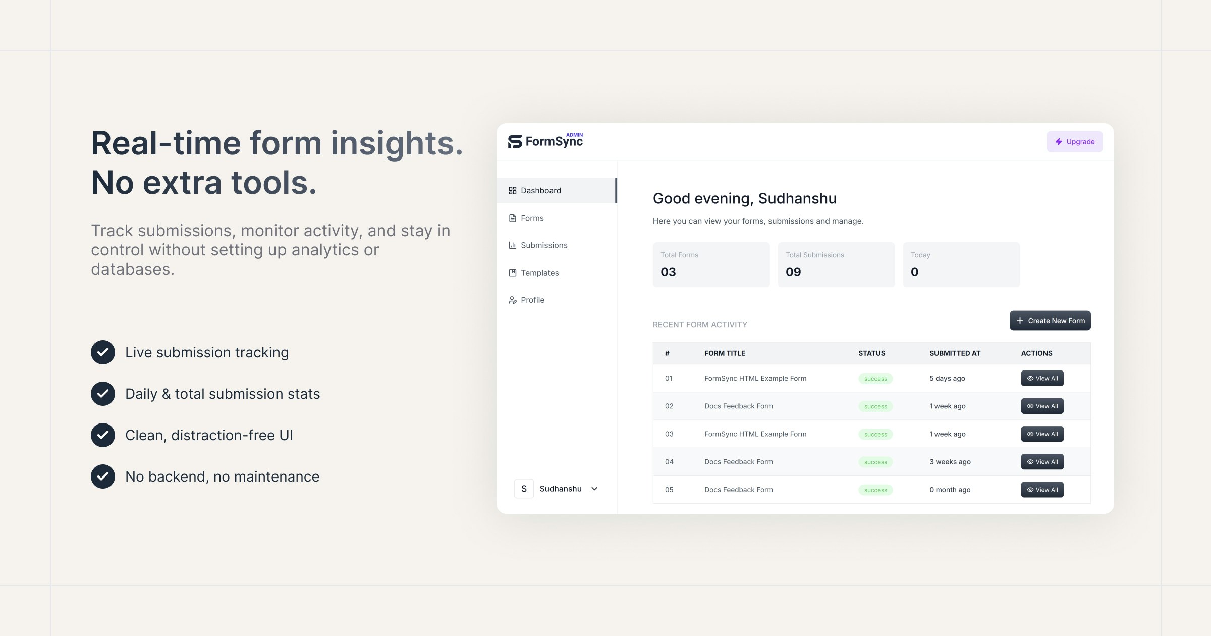 FormSync - Screenshot 3 showing product features and functionality