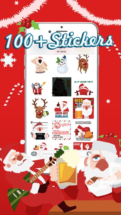 Shocking Santa Stickers gallery image