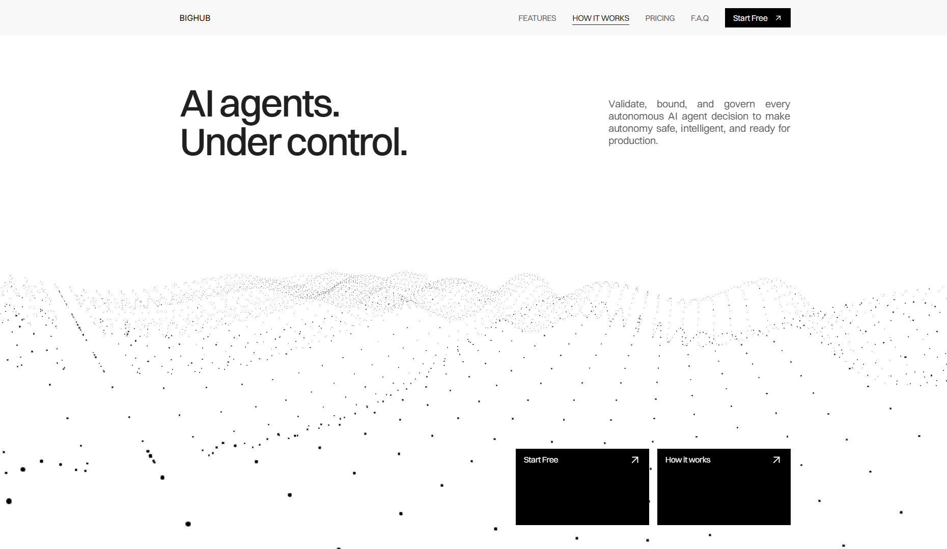 BIGHUB - Main product screenshot demonstrating key features and user interface