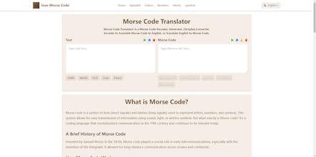 Love Morse Code gallery image