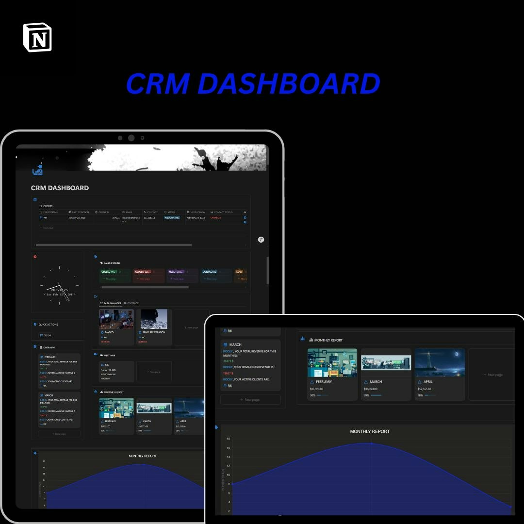 Crm dashboard  gallery image
