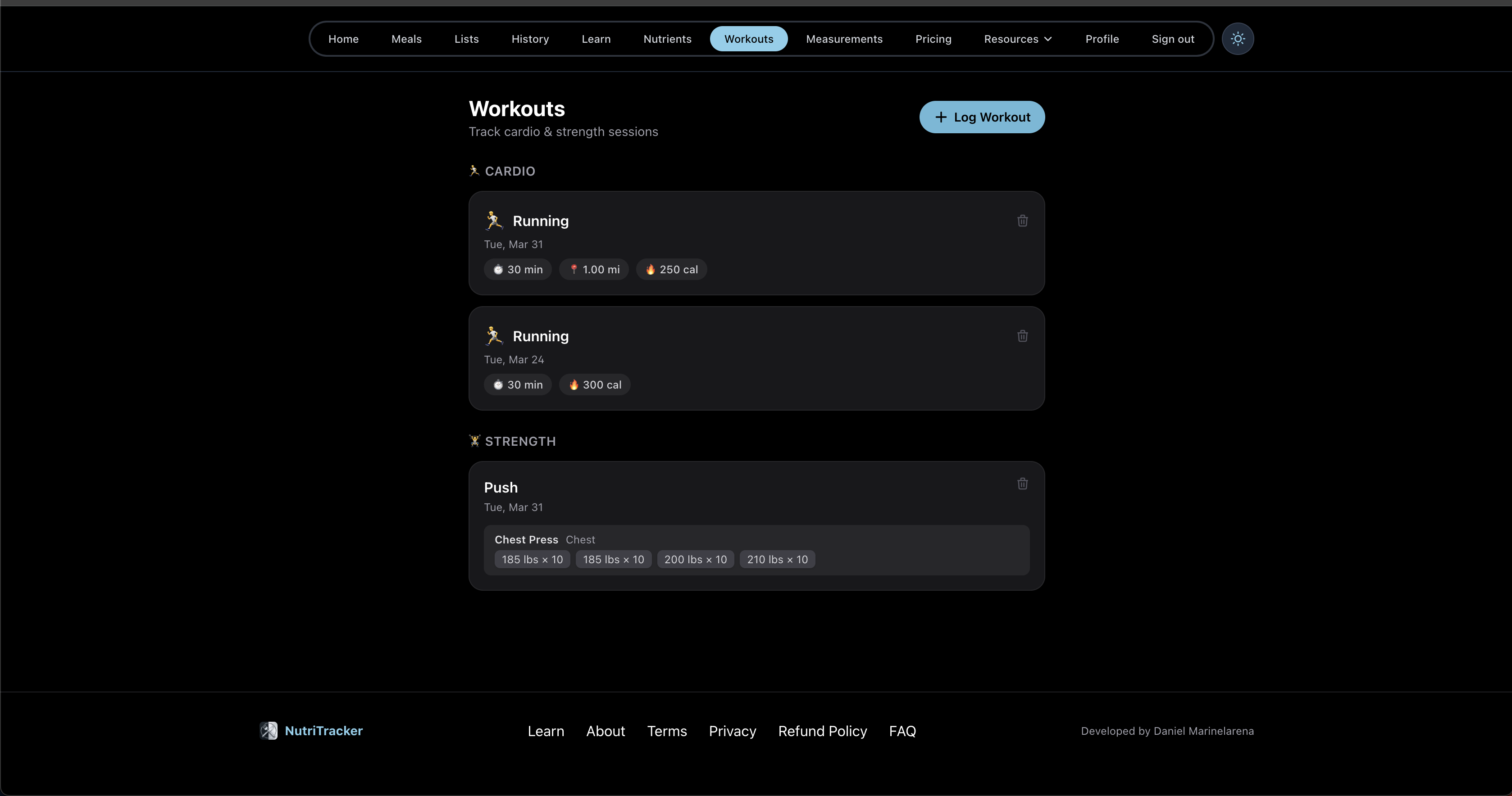 NutriTracker gallery image