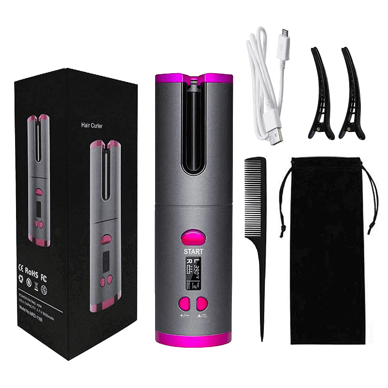  Tiktok Cordless Automatic Hair Curler