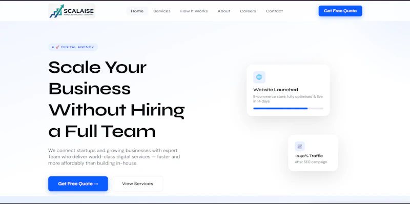 Scalaise Digital Agency  screenshot 1