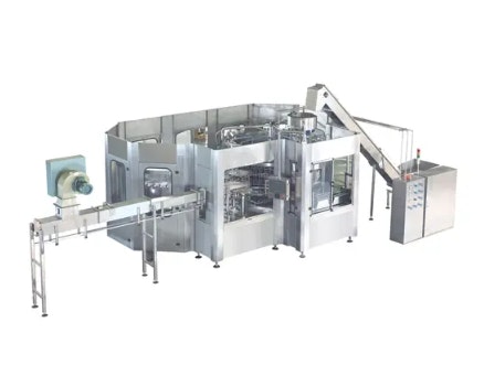 Full auto bottled water filling machine - Product Hunt launch logo and brand identity