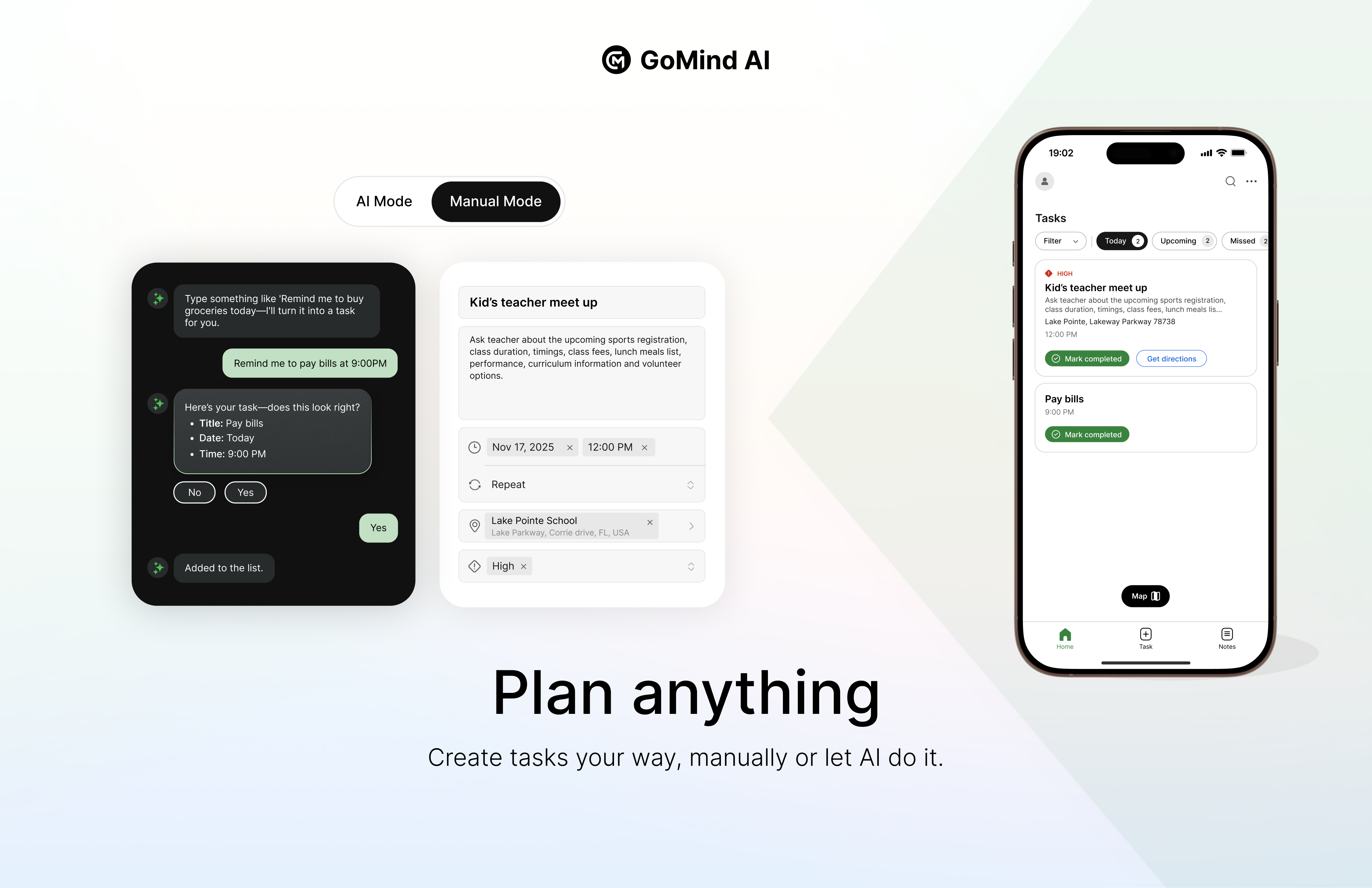 GoMind AI - Screenshot 2 showing product features and functionality