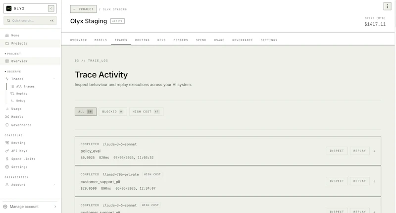 Olyx screenshot 2